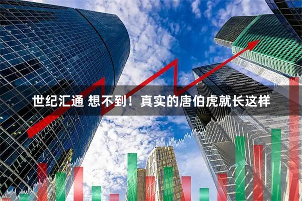 世纪汇通 想不到！真实的唐伯虎就长这样
